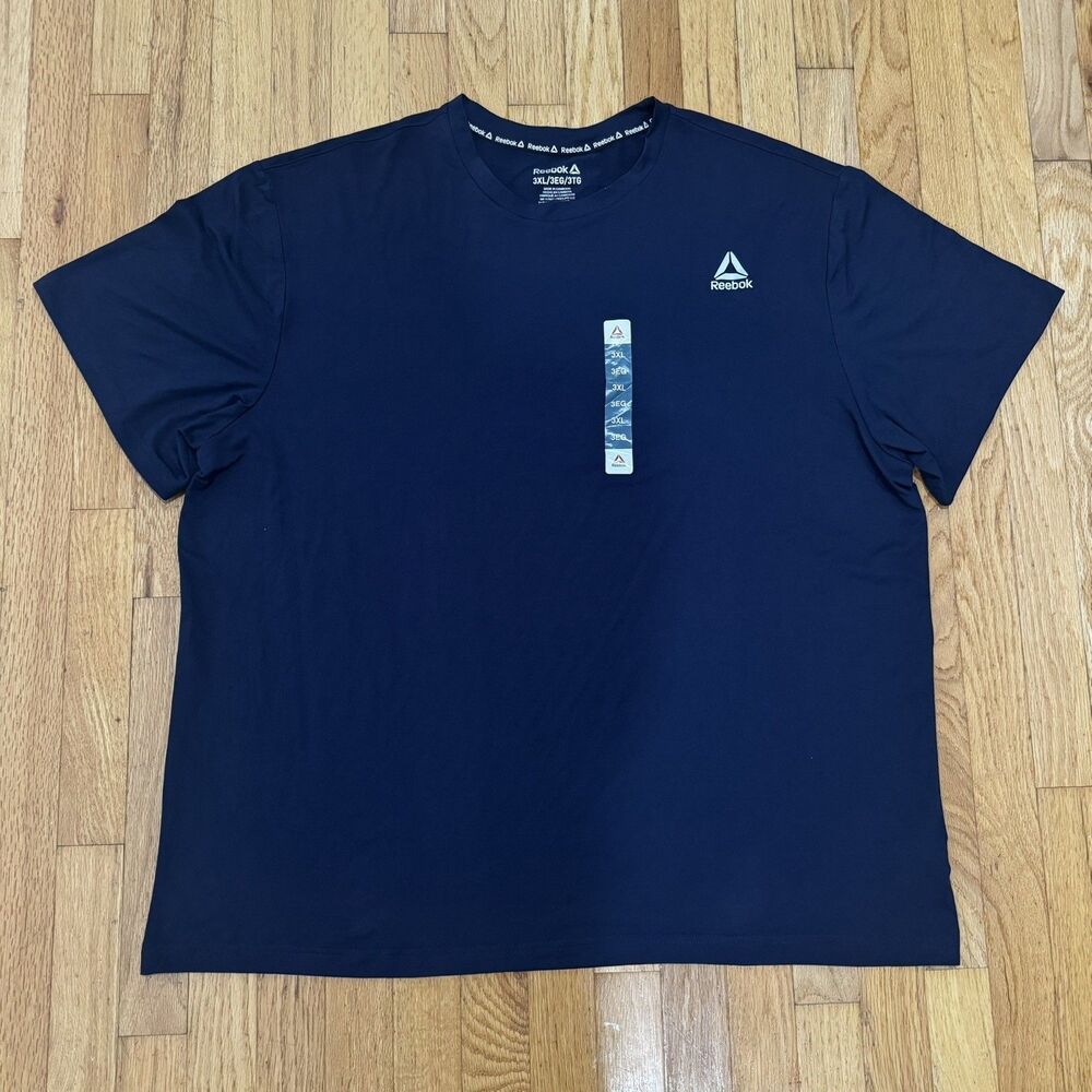 Brand new Reebok RBK‑DRY performance T.Moisture‑wicking, lightweight Navy Blue